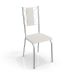 Conjunto com 2 Cadeiras Lisboa Branco