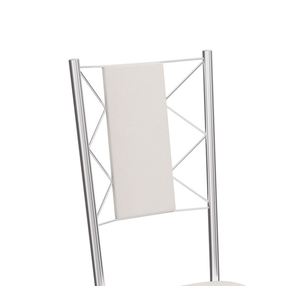 Conjunto com 2 Cadeiras Lisboa Branco