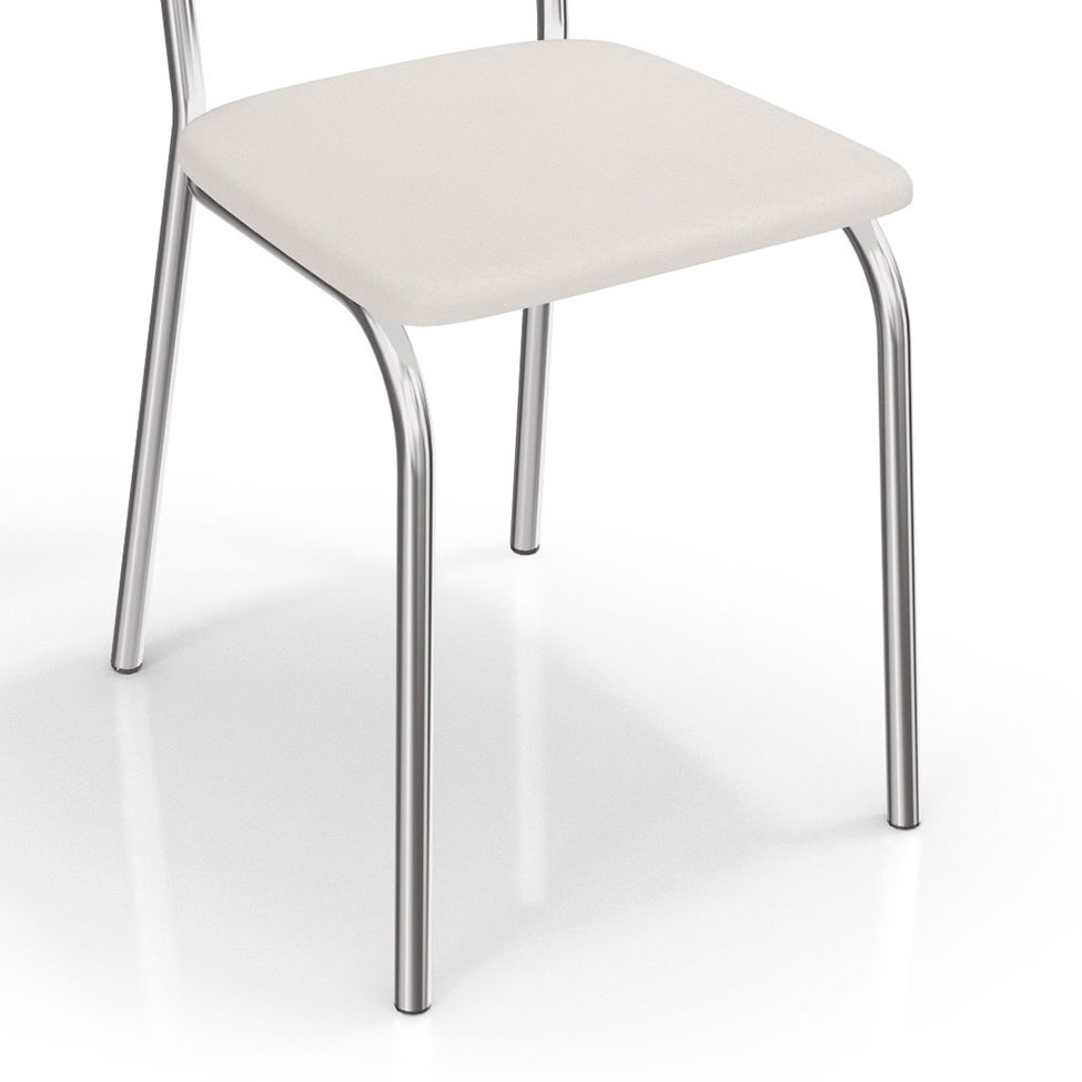 Conjunto com 2 Cadeiras Lisboa Branco