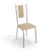 Conjunto com 2 Cadeiras Lisboa Marrom Claro