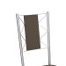 Conjunto com 2 Cadeiras Lisboa Marrom Escuro