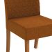 Conjunto com 2 Cadeiras Rosa Bouclé Terracota e Canela