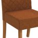 Conjunto com 2 Cadeiras Verbena Bouclé Terracota e Canela