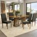 Conjunto com 2 Cadeiras Vigo Veludo Chumbo e Freijó