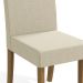 Conjunto com 2 Cadeiras de Jantar Chester Bege Claro e Freijó