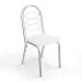 Conjunto de Cadeira Holanda Cromada Cor Branco 2 Peças Kappesberg