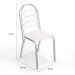 Conjunto de Cadeira Holanda Cromada Cor Branco 2 Peças Kappesberg