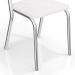 Conjunto de Cadeira Holanda Cromada Cor Branco 2 Peças Kappesberg