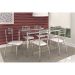 Conjunto de Mesa Reno com 6 Cadeiras Portugal Branco