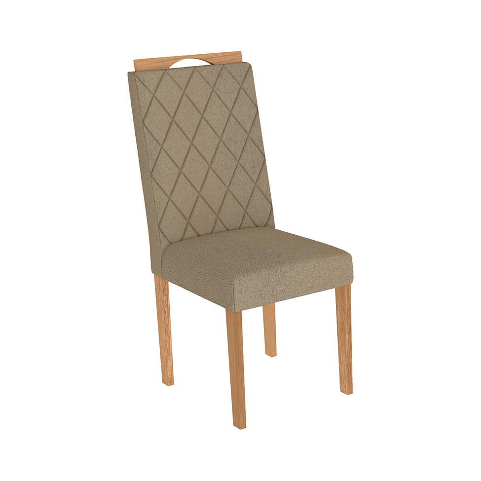 Conjunto de Mesa de Jantar Quadrada com Tampo de Vidro Off White e 8 Cadeiras Dalia Bouclé Fendi e Eucalipto
