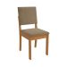 Conjunto de Mesa de Jantar Retangular com Tampo de Vidro Off White Cinara e 8 Cadeiras Luna Bouclé Fendi e Canela