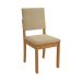 Conjunto de Mesa de Jantar Retangular com Tampo de Vidro Off White Graviola e 6 Cadeiras Luna Bouclé Bege e Canela