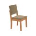 Conjunto de Mesa de Jantar Retangular com Tampo de Vidro Off White Graviola e 6 Cadeiras Luna Suede Bege e Canela