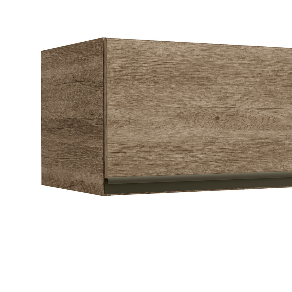 Cozinha Compacta Maxxi 6 Portas 4 Gavetas Nogal