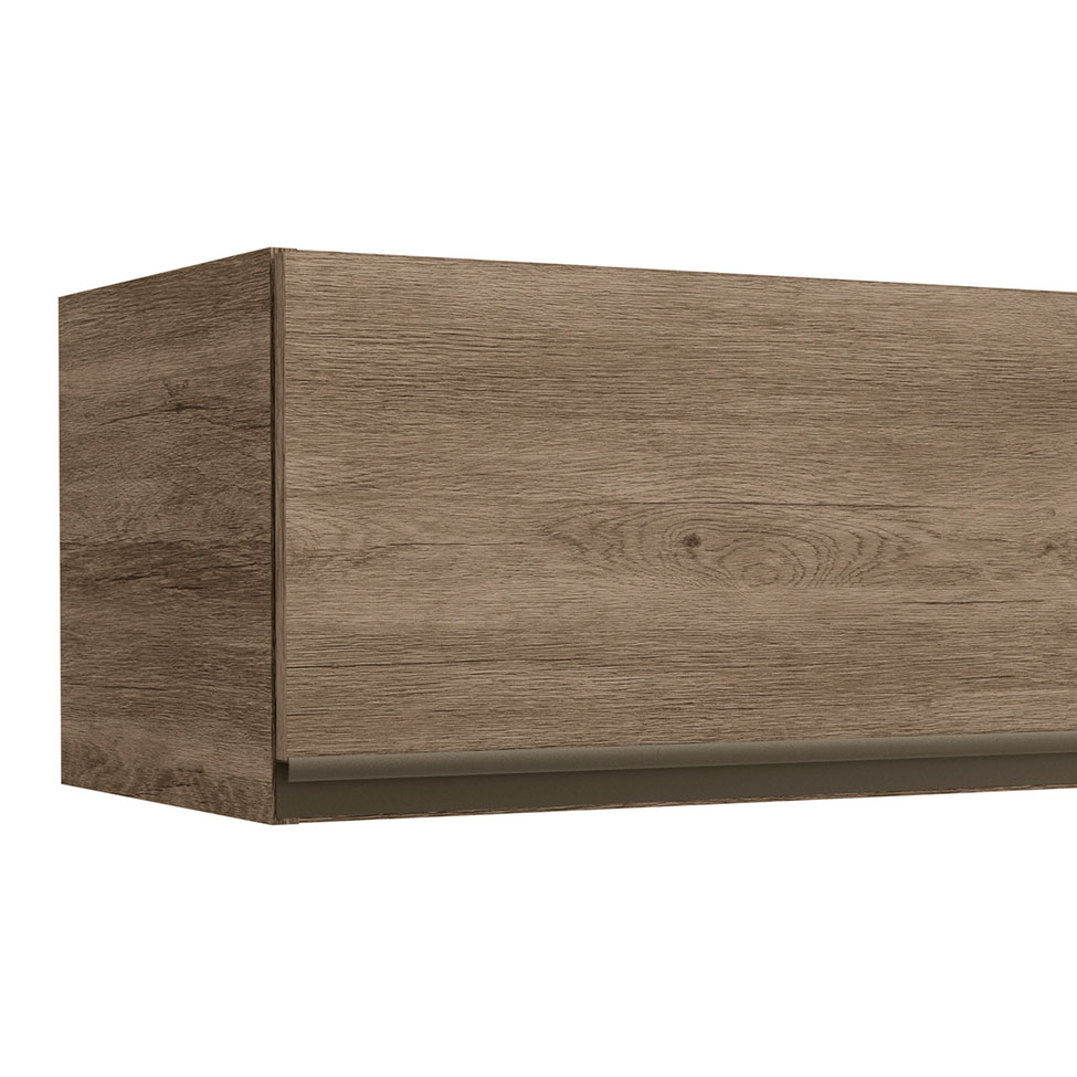 Cozinha Compacta Maxxi 6 Portas 4 Gavetas Nogal