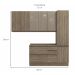 Cozinha Compacta Maxxi I 8 Portas 4 Gavetas Nogal
