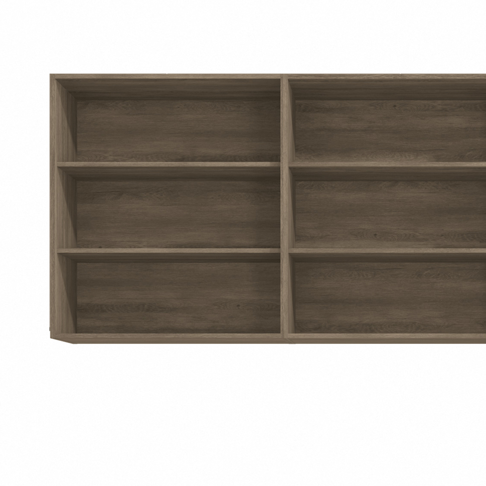 Cozinha Compacta Maxxi I 8 Portas 4 Gavetas Nogal