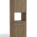 Cozinha Compacta Maxxi com Tampo 9 Portas 5 Gavetas Nogal