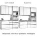 Cozinha Modulada 4 Pecas 190 cm G750 Maxxi Canela Kappesberg