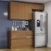 Cozinha Modulada 4 Pecas 200 cm MDP Maxxi Canela Kappesberg