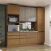 Cozinha Modulada 4 Pecas 240 cm MDP Maxxi Canela Kappesberg