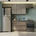 Cozinha Modulada 4 Pecas 260 cm MDP Maxxi Nogal Kappesberg