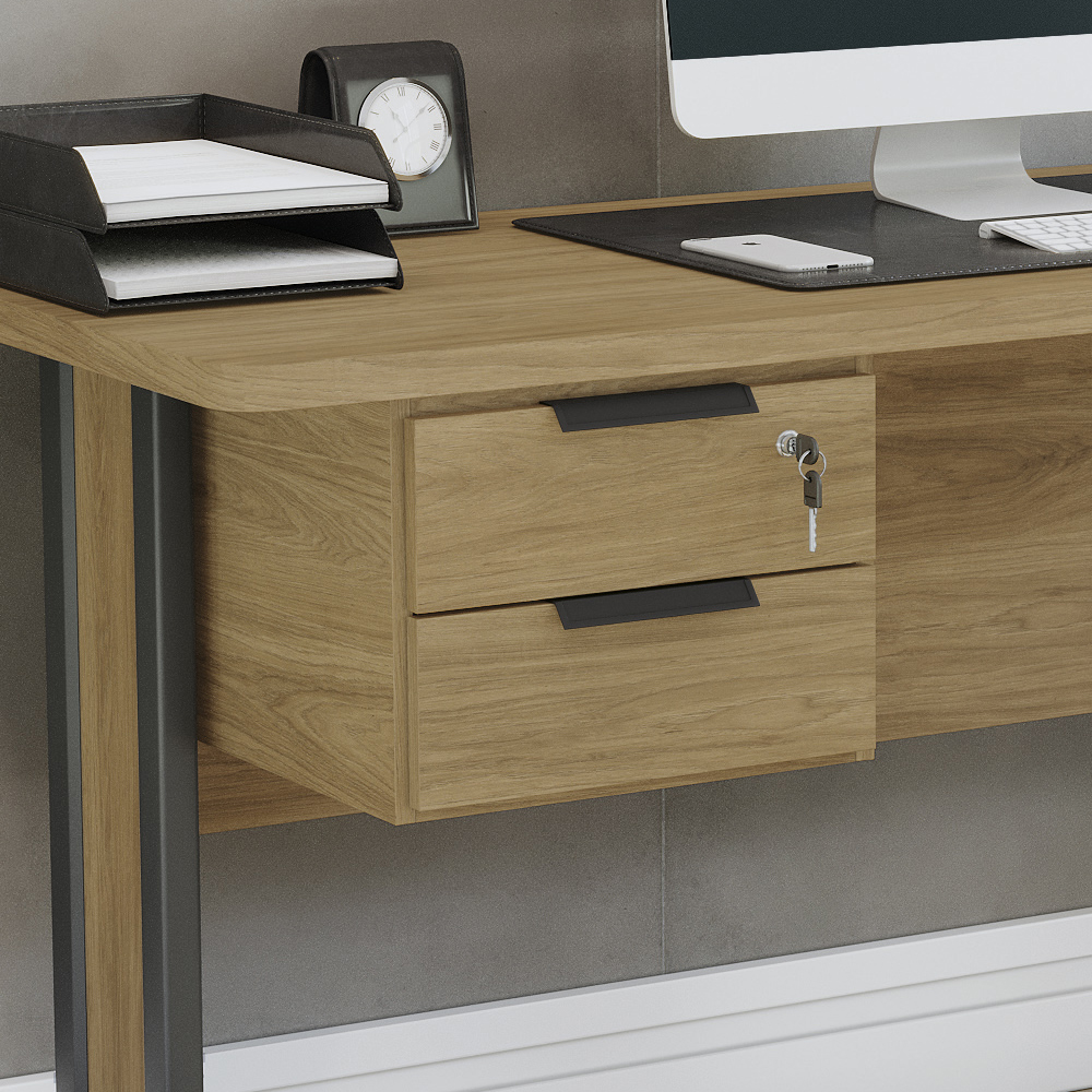 Gaveteiro De Mesa 2 Gavetas 37 cm Versatil 2001A Itapua Kappesberg