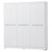 Guarda Roupa Casal 6 Portas 217x202 cm E530 Branco Kappesberg