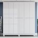 Guarda Roupa Casal 6 Portas 217x202 cm E530 Branco Kappesberg