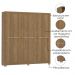 Guarda Roupa Casal 6 Portas 217x202 cm E530 Nogueira Kappesberg