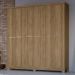 Guarda Roupa Casal 6 Portas 217x202 cm E530 Nogueira Kappesberg