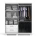 Guarda-Roupa Casal Sanchezia 3 Portas 2 Gavetas Branco