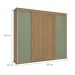 Guarda-Roupa Casal Tormaline Flex 4 Portas 4 Gavetas Nogueira