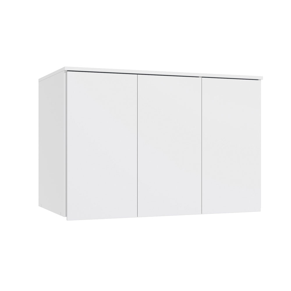 Guarda-Roupa Modulado Aéreo Cavi 3 PT Branco 105 cm