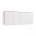 Guarda-Roupa Modulado Aéreo Cavi 4 PT Branco 175 cm