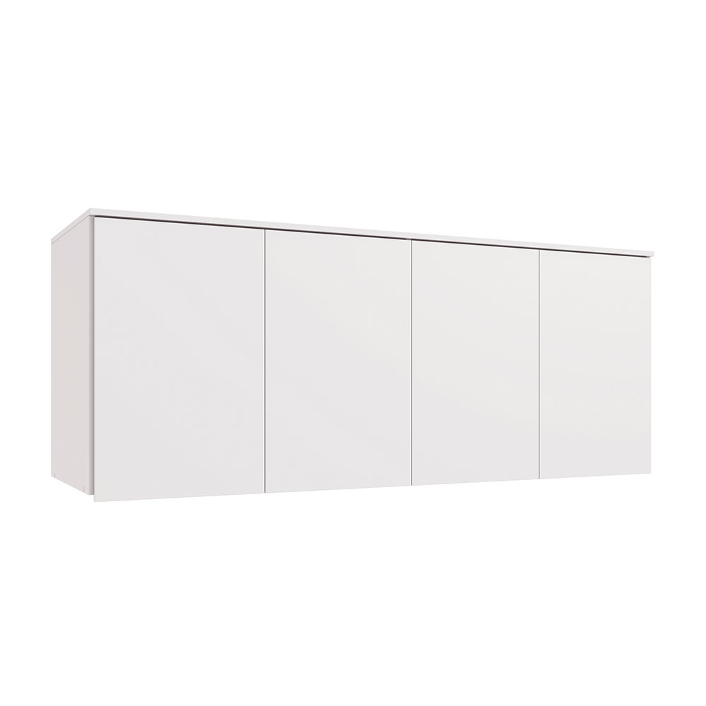 Guarda-Roupa Modulado Aéreo Cavi 4 PT Branco 175 cm