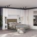 Guarda-Roupa Modulado Aéreo Cavi 4 PT Branco 175 cm