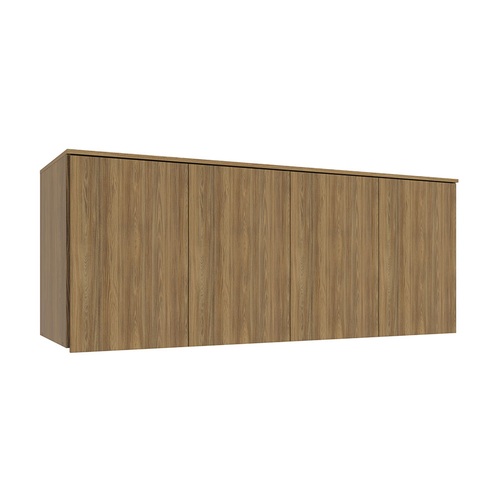 Guarda-Roupa Modulado Aéreo Cavi 4 PT Nogueira 175 cm