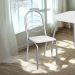 Kit 2 Cadeiras Cromada Sala Jantar 2C009CR Corino Branco Kappesberg