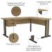 Mesa De Canto Com Gaveteiro 170x150 cm Versatil 1170A Itapua Kappesberg