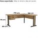 Mesa De Canto Com Gaveteiro 170x150 cm Versatil 1170A Itapua Kappesberg
