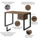 Mesa Escritorio 120 Com Gaveteiro Industrial Frame Munique Kappesberg