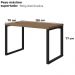 Mesa Escritorio 120 cm Industrial Frame F120 Munique Kappesberg