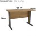 Mesa Escritorio 120 cm Versatil 1120 Itapua Kappesberg