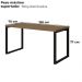 Mesa Escritorio 190 cm Industrial Frame F190 Munique Kappesberg