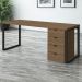 Mesa Escritorio 190 cm e Gaveteiro 4 Gavetas Frame Munique Kappesberg