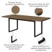 Mesa Escritorio Reuniao Industrial 220 cm Frame F220 Munique Kappesberg