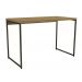 Mesa Escrivaninha 118cm Industrial Crome LI002 Freijo Preto Kappesberg