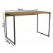 Mesa Escrivaninha 118cm Industrial Crome LI002 Freijo Preto Kappesberg