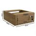 Mesa Escrivaninha Com Gaveteiro Industrial Crome LI003/005 Freijo Preto Kappesberg